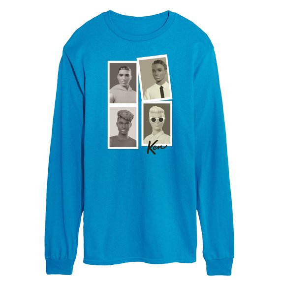 Barbie - Ken - Classic Photos of Ken - Men's Long Sleeve T-Shirt