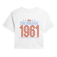 thumbnail image 1 of Barbie - Ken Collegiate Prep - Juniors Cropped Graphic T-Shirt, 1 of 4