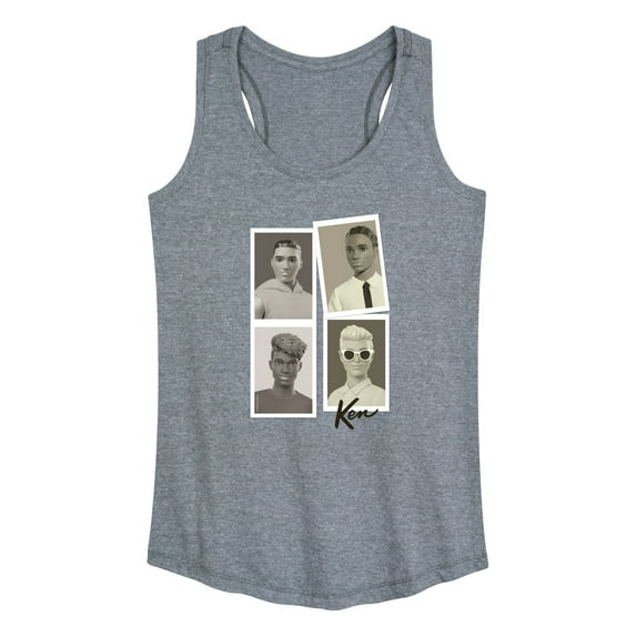 Barbie - Ken Doll Classic Photography - Women's Racerback Tank Top