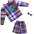 thumbnail image 1 of Barbie Ken Doll Clothing, Ken Fashion Pack with Matching Plaid Set & Sunglasses (1 Outfit), 1 of 4
