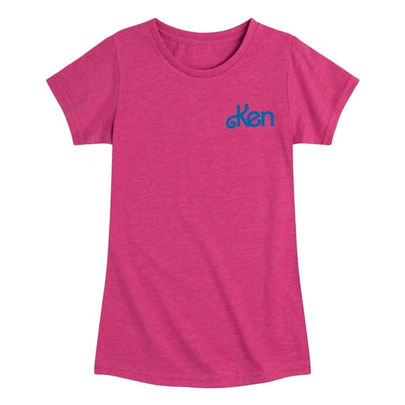 Barbie - Ken Emotion Grid - Girls Fitted Short Sleeve Graphic T-Shirt