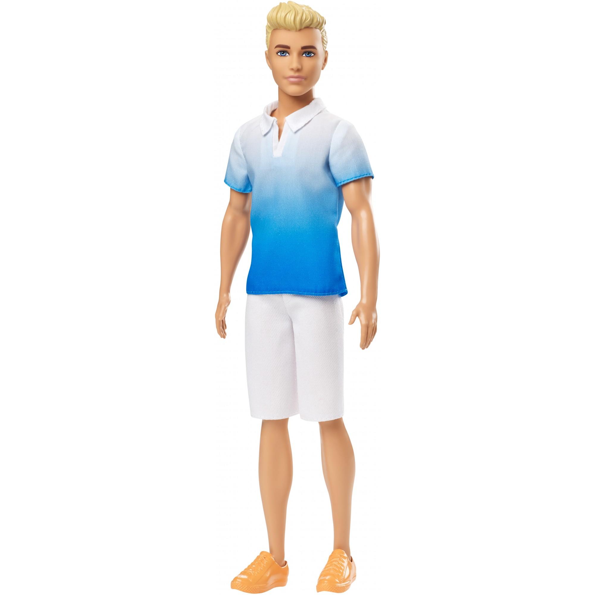 Barbie Ken Fashionistas Doll, Blonde Wearing Blue Ombre Shirt - image 1 of 6