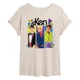 thumbnail image 1 of Barbie - Ken Group - Juniors Oversized Graphic T-Shirt, 1 of 4
