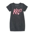 thumbnail image 1 of Barbie - Ken Hearts Barbie - Toddler And Youth Girls Fleece Dress, 1 of 3