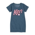 thumbnail image 1 of Barbie - Ken Hearts Barbie - Toddler And Youth Girls Fleece Dress, 1 of 4