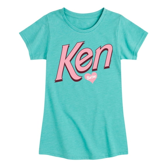 Barbie - Ken Hearts Barbie - Toddler And Youth Girls Raglan Graphic T-Shirt