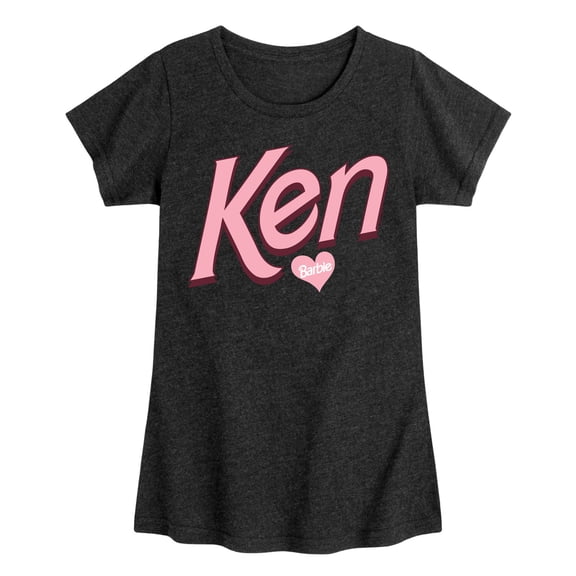 Barbie - Ken Hearts Barbie - Toddler And Youth Girls Raglan Graphic T-Shirt