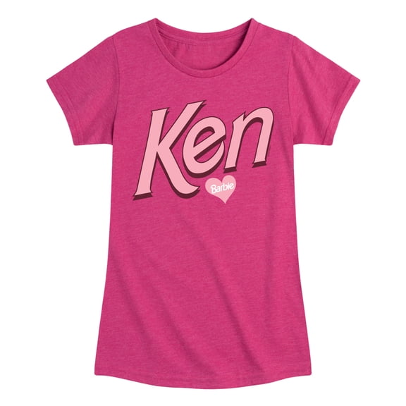 Barbie - Ken Hearts Barbie - Toddler And Youth Girls Raglan Graphic T-Shirt