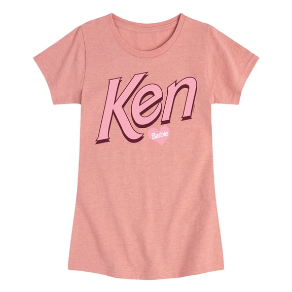 Barbie - Ken Hearts Barbie - Toddler And Youth Girls Raglan Graphic T-Shirt