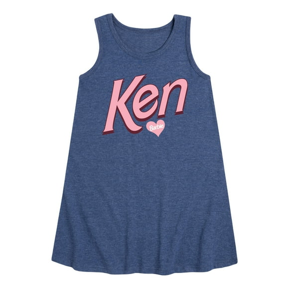 Barbie - Ken Hearts Barbie - Toddler and Youth Girls A-line Dress