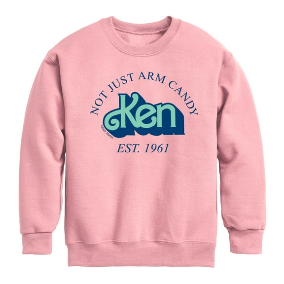 Barbie - Ken Not Just Arm Candy - Toddler & Youth Crewneck Fleece Sweatshirt