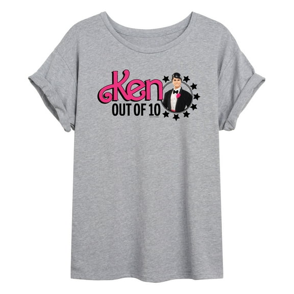 Barbie - Ken Out Of 10 - Juniors Oversized Graphic T-Shirt