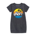 thumbnail image 1 of Barbie - Ken - Palm Trees - 70's Style - Toddler And Youth Girls Fleece Dress, 1 of 3