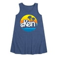 thumbnail image 1 of Barbie - Ken - Palm Trees - 70's Style - Toddler and Youth Girls A-line Dress, 1 of 4