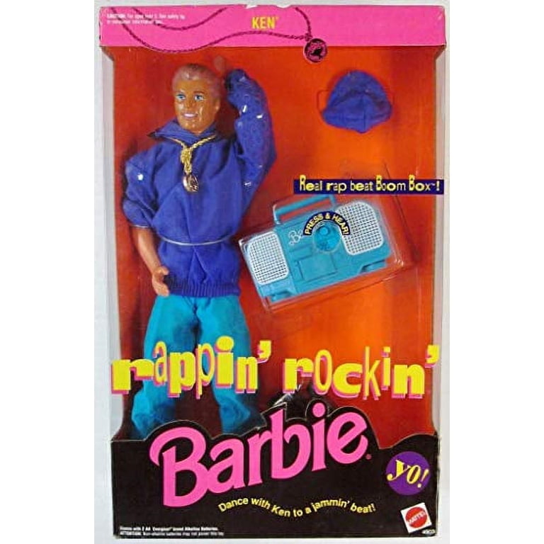 Barbie Ken Rappin' Rockin' Ken with Boombox - Walmart.com