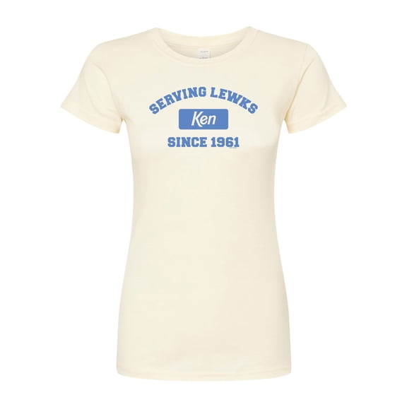 Barbie - Ken Serving Lewks Since 1961 - Juniors Fitted Graphic T-Shirt