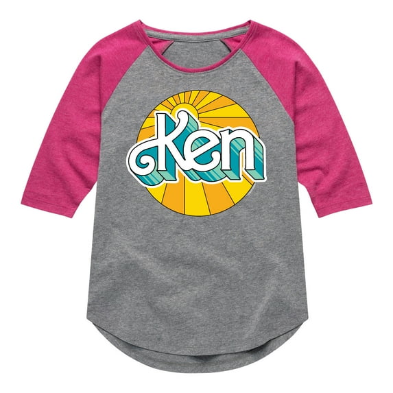 Barbie - Ken - Sun Shining Bright - Toddler And Youth Girls Raglan Graphic T-Shirt