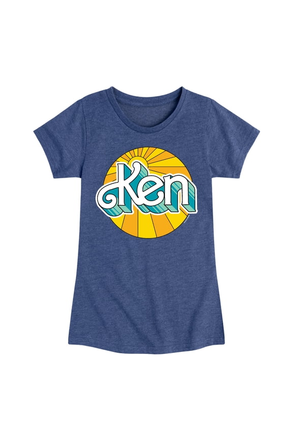 - Ken - Sun Shining Bright - Toddler And Youth Girls Raglan Graphic T-Shirt