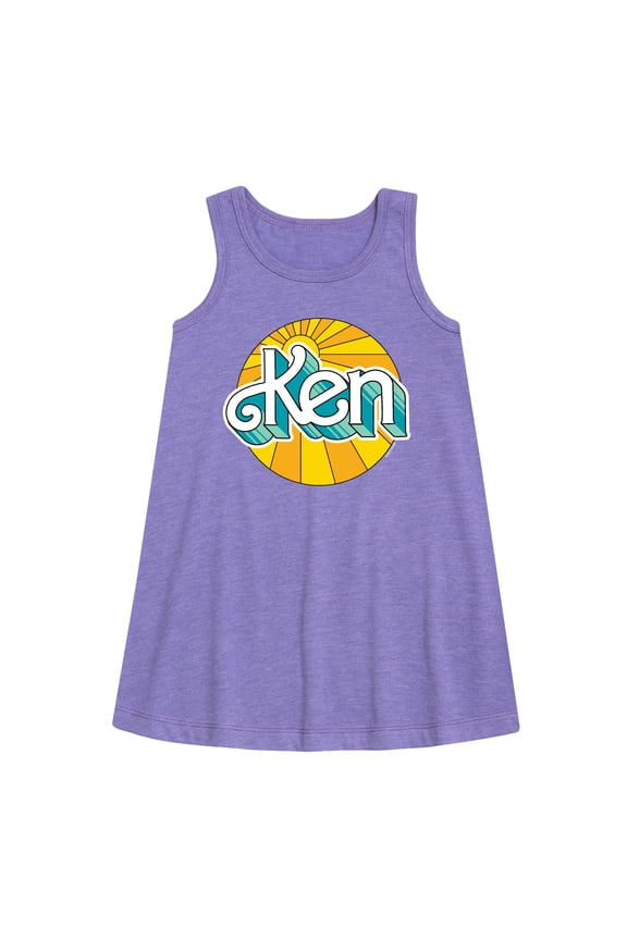 - Ken - Sun Shining Bright - Toddler and Youth Girls A-line Dress