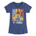 thumbnail image 1 of Barbie - Ken Vibes - Girls Fitted Short Sleeve Graphic T-Shirt, 1 of 5