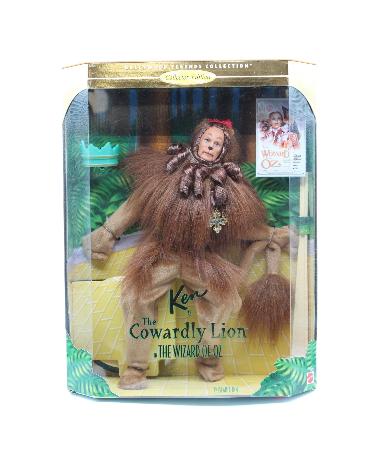 Barbie Ken as the Cowardly Lion Doll Hollywood Legends Wizard of Oz 1996 Mattel