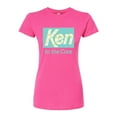 thumbnail image 1 of Barbie - Ken to the Core - Checked Style - Juniors Fitted Graphic T-Shirt, 1 of 4