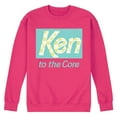 thumbnail image 1 of Barbie - Ken to the Core - Checked Style - Men's Crew Neck Fleece Pullover, 1 of 3