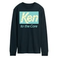 thumbnail image 1 of Barbie - Ken to the Core - Checked Style - Men's Long Sleeve T-Shirt, 1 of 4
