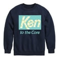 thumbnail image 1 of Barbie - Ken to the Core - Checked Style - Toddler & Youth Crewneck Fleece Sweatshirt, 1 of 4