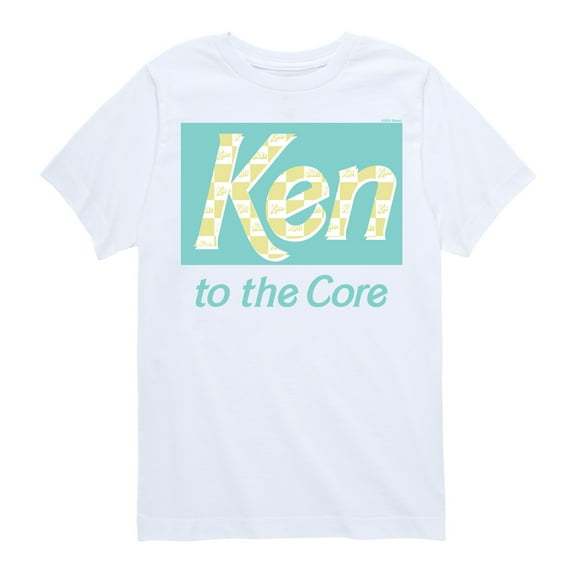 Barbie - Ken to the Core - Checked Style - Toddler & Youth Short Sleeve Graphic T-Shirt