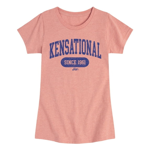 Barbie - Kensational 1961 - Girls Fitted Short Sleeve Graphic T-Shirt