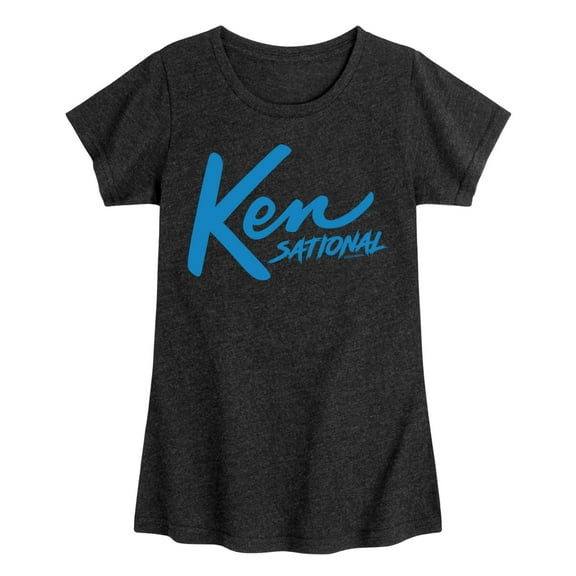 Barbie - Kensational - Girls Fitted Short Sleeve Graphic T-Shirt