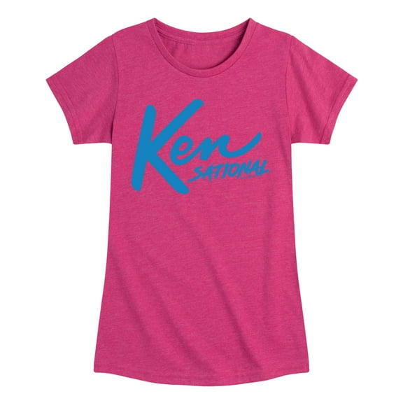 Barbie - Kensational - Girls Fitted Short Sleeve Graphic T-Shirt