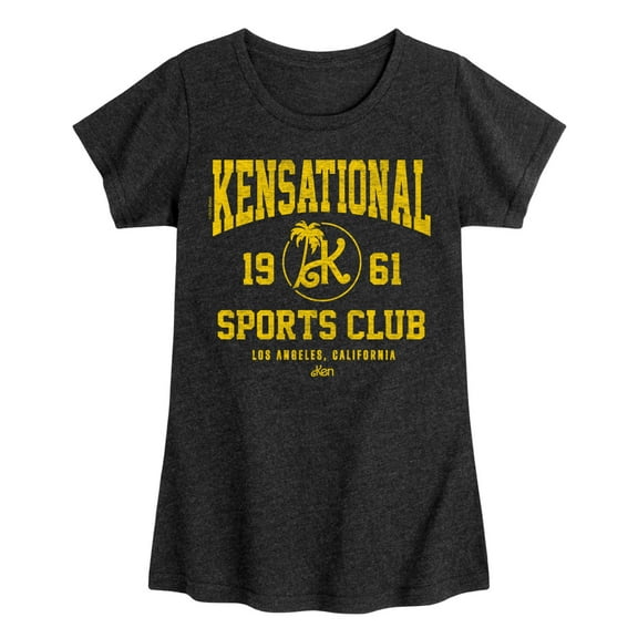 Barbie - Kensational Sports Club - Girls Fitted Short Sleeve Graphic T-Shirt