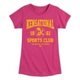 thumbnail image 1 of Barbie - Kensational Sports Club - Girls Fitted Short Sleeve Graphic T-Shirt, 1 of 5