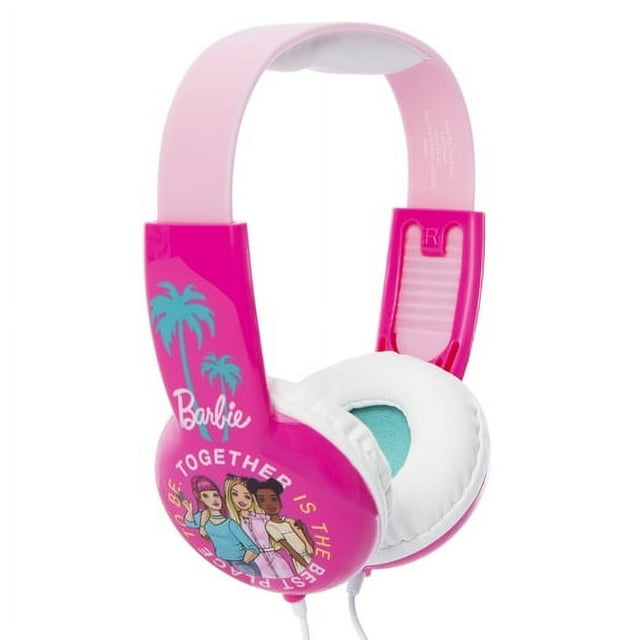 Barbie® KidSafe Wired Headphones with Mic VolumeLimited, Comfort