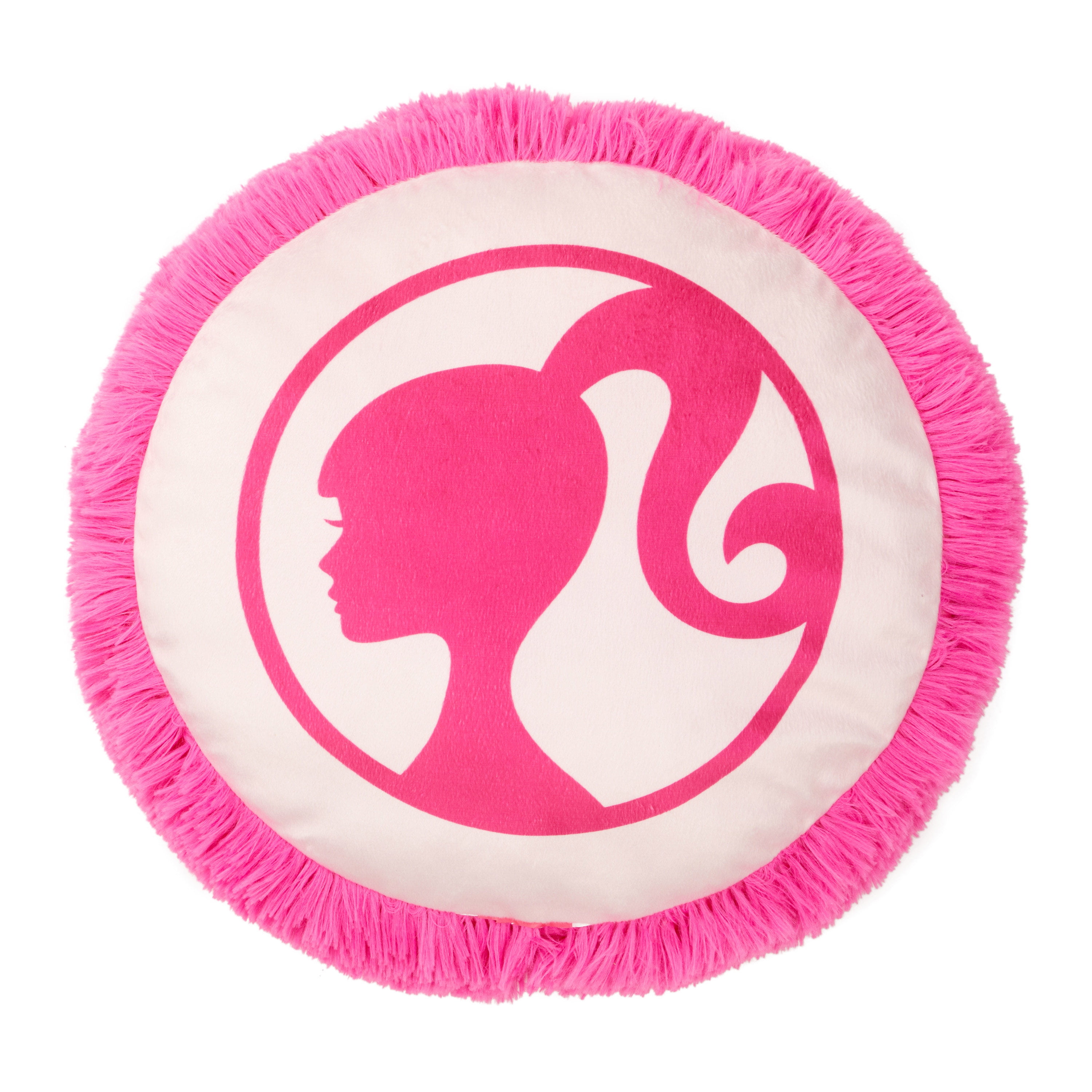 Barbie Kids Fur Get It Round Fur Pillow, Mattel