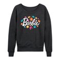 thumbnail image 1 of Barbie - Leaves Circling Logo - Women's Lightweight French Terry Long Sleeve Shirt, 1 of 4