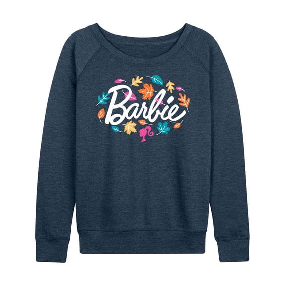 Barbie - Leaves Circling Logo - Women's Lightweight French Terry Long Sleeve Shirt