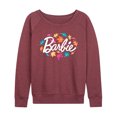 thumbnail image 1 of Barbie - Leaves Circling Logo - Women's Lightweight French Terry Long Sleeve Shirt, 1 of 4