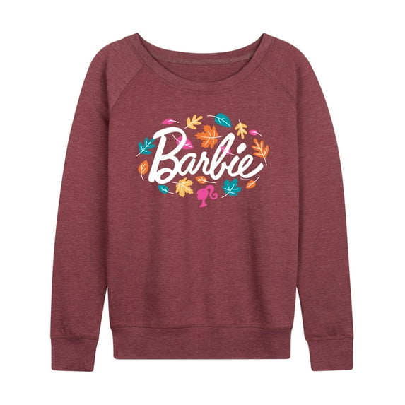 Barbie - Leaves Circling Logo - Women's Lightweight French Terry Long Sleeve Shirt