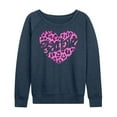 thumbnail image 1 of Barbie - Leopard Heart - I Love Barbie - Women's Lightweight French Terry Long Sleeve Shirt, 1 of 4