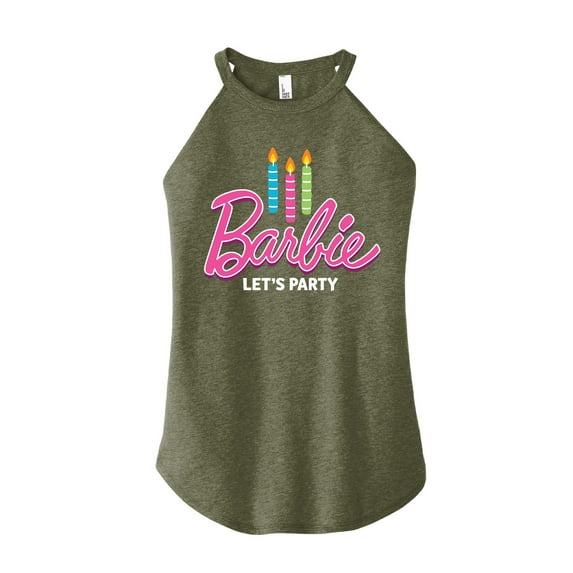 Barbie - Let's Party - Juniors High Neck Tank Top