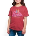 thumbnail image 1 of Barbie - Let's Party - Toddler And Youth Girls Short Sleeve Graphic T-Shirt, 1 of 1