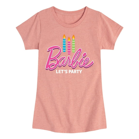 Barbie - Let's Party - Toddler And Youth Girls Short Sleeve Graphic T-Shirt
