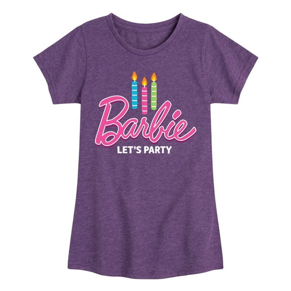 Barbie - Let's Party - Toddler And Youth Girls Short Sleeve Graphic T-Shirt