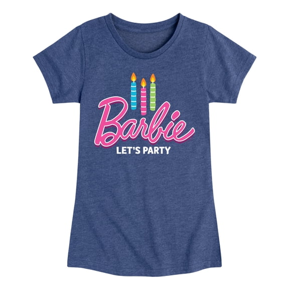 Barbie - Let's Party - Toddler And Youth Girls Short Sleeve Graphic T-Shirt