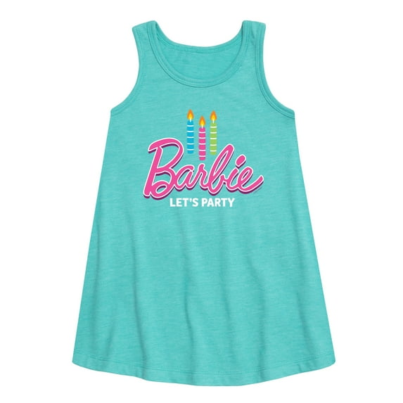 Barbie - Let's Party - Toddler and Youth Girls A-line Dress
