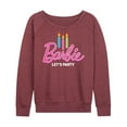 thumbnail image 1 of Barbie - Let's Party - Women's Lightweight French Terry Long Sleeve Shirt, 1 of 5