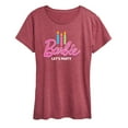 thumbnail image 1 of Barbie - Let's Party - Women's Short Sleeve Graphic T-Shirt, 1 of 5